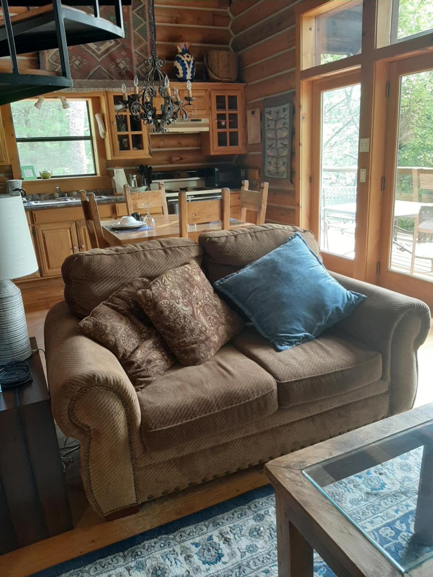 Cherokee Mountain Log Cabins Юрека Спрингс Стая снимка
